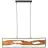 Brilliant Chaumont Hanglamp Aluminium Metaal Hout Zwart 18W 2300lm - 830 Warm Wit